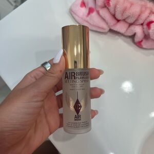 Charlotte Tilbury Airbrush Flawless Setting Spray with Gold and White